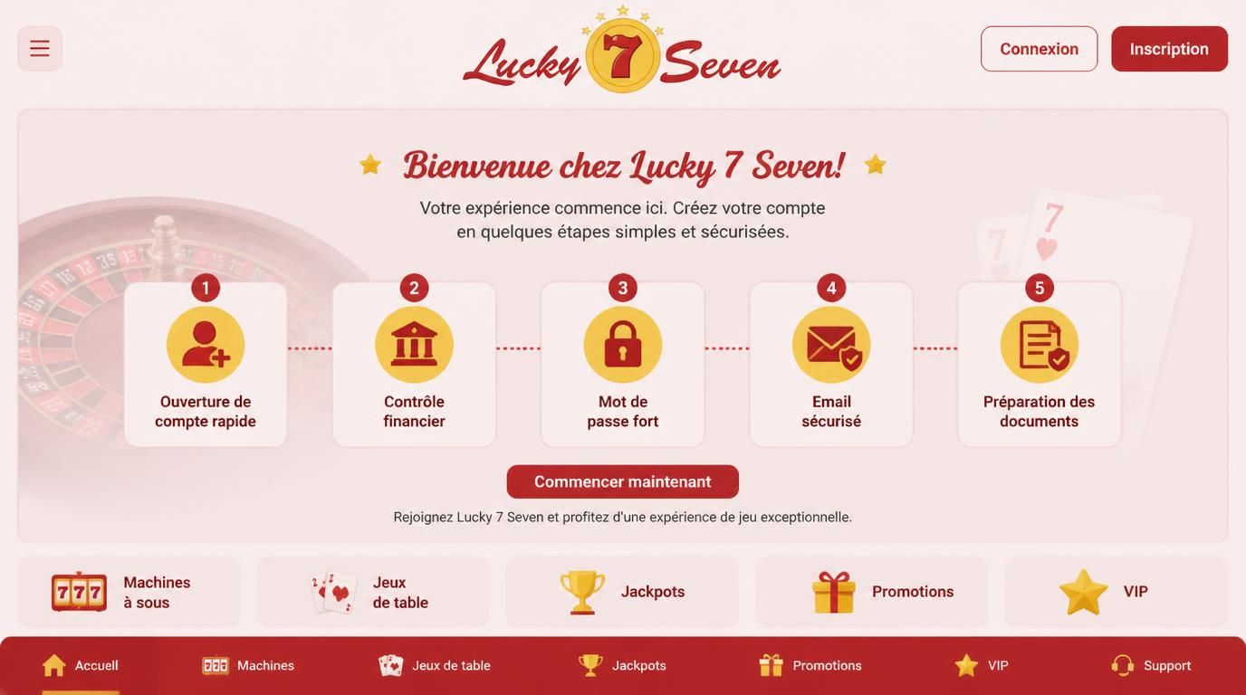 Formulaire dâinscription de casino mobile avec cadenas et bouclier visible