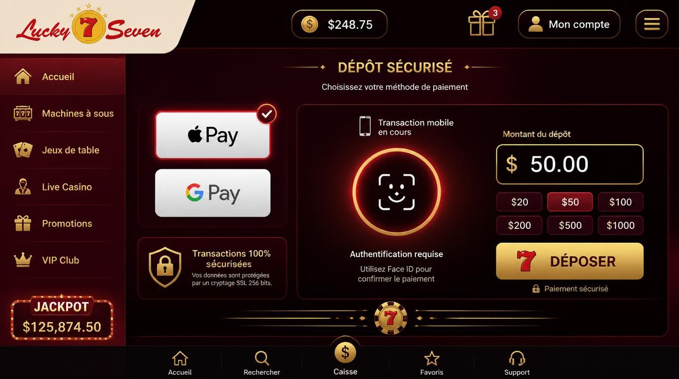 Paiements sécurisés via Apple Pay et Google Pay
